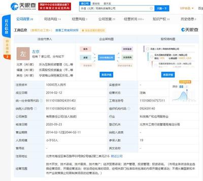 樂為金融決議解散，樂視金融業務再收縮